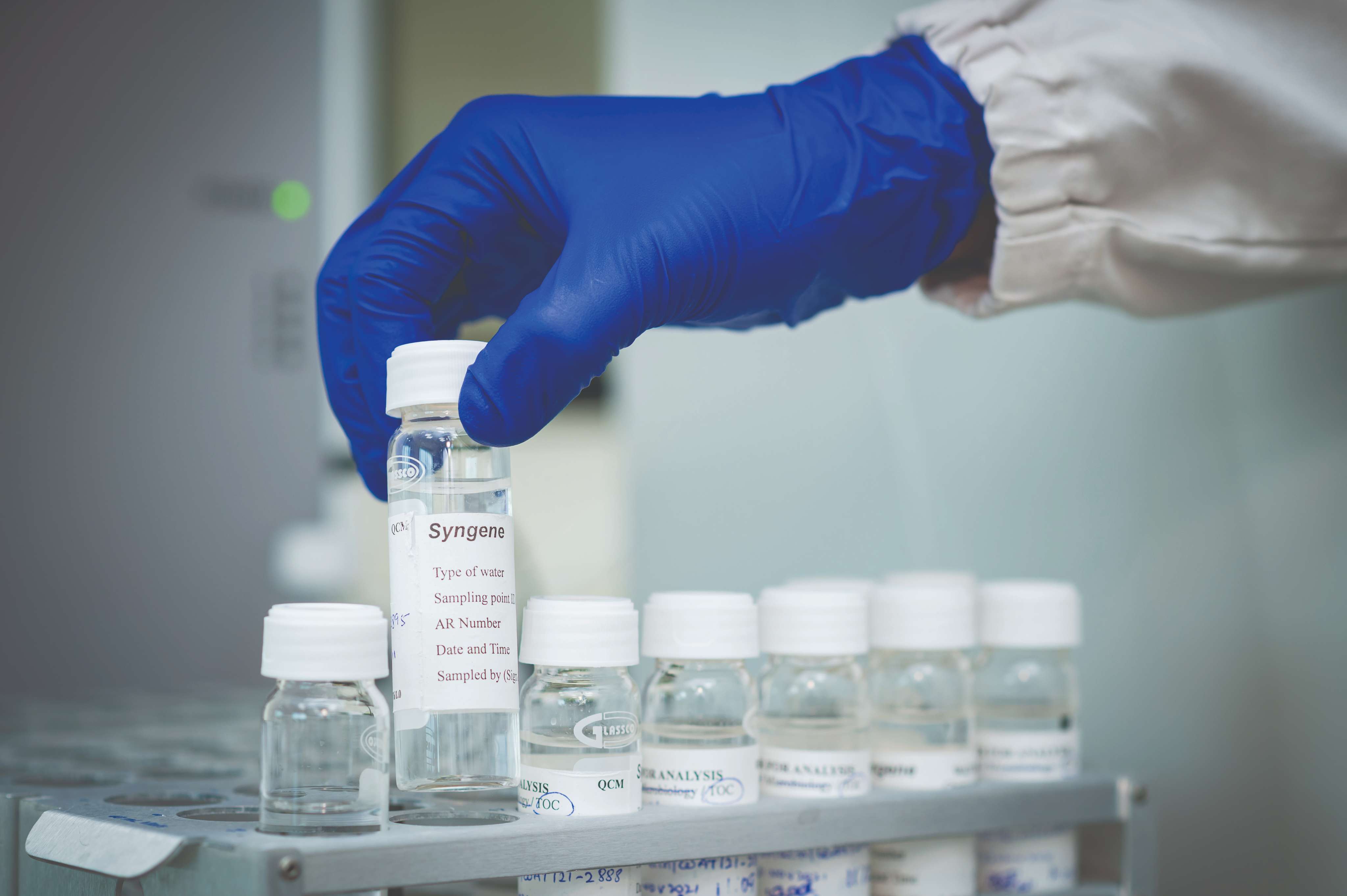 Syngene biologics manufacturing sample analysis